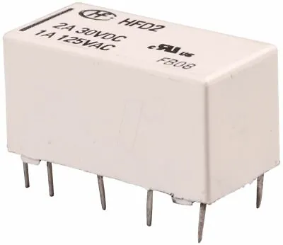 Buy 12V Miniature Latching Relay DPDT HFD2 • 4.09£