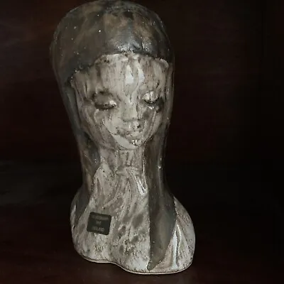 Buy Head Of Girl By David Sharp Studio Pottery Rye • 25£