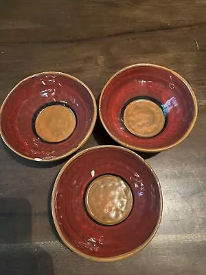 Buy Rale Dinnerware Vintage Made In Italy 3-6 3/4” Bowls  See Pics Each Has Damage • 37.94£