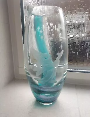 Buy Rare Caithness For Lennox Glass Disney Sorcerer Apprentice Vase • 99£