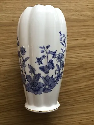 Buy Aynsley Collectible China Cottage Blue Victorian Tulip Vase • 19£