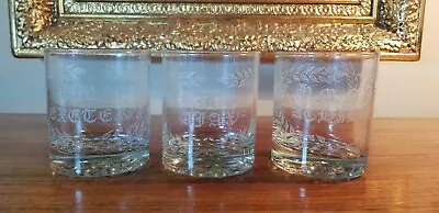 Buy 3 WW2 Battle Of The River Plate Etched Whisky Glasses HMS Ajax, Exeter, Achilles • 25£