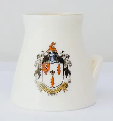Buy ERITH Goss Crested Ware Jug - Erith, Kent Coat Of Arms • 4.95£