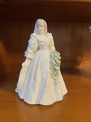 Buy Coalport DIANA PRINCESS OF WALES Figurine Limited Edition Wedding Bride 29 July • 80£