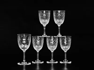 Buy Set Of 6 Baccarat France Paris Cut Crystal Win Glasses.One 7  H AND Five 6 1/2 H • 576.30£