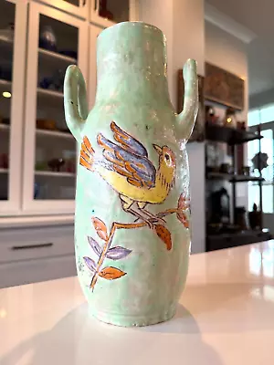 Buy Antique Chantal Austria Pottery Folk Art Style Ceramic Vase By Hevel Bucher • 166.03£