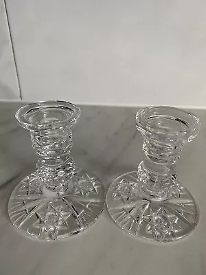 Buy Pair Of Star Of David Crystal Candlestick Holders • 9.99£