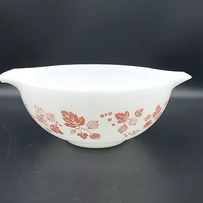 Buy Vintage Pyrex Gooseberry Cinderella #443 Mixing Bowl Pink On White 2.5 2-1/2 Qt • 68.63£