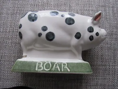 Buy Rye Pottery Boar Figure 2002. Used Excellent Condtion. • 18£