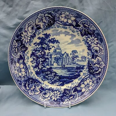 Buy Wedgwood Queens Ware Blue & White Collection Plate The Abbey Limited Ed • 3.99£