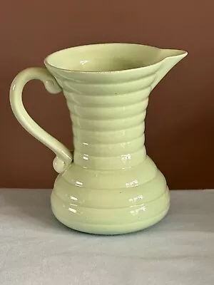 Buy Vintage Green Jug / Pitcher /  Vase Art Deco Keele Street Pottery Cottage KSP ? • 11.90£