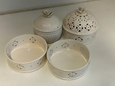Buy Leeds Creamware Small Collection Of Leeds Pottery Creamware Items • 20£