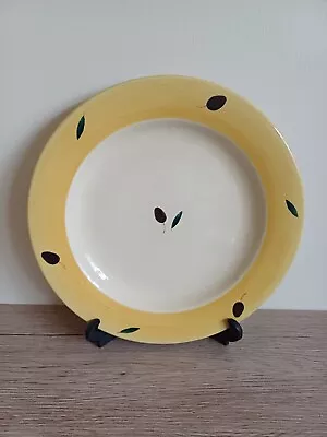 Buy Poole Fresco 10.5 Inch Dinner Plate - Yellow - Excellent - 1st Quality  • 22£
