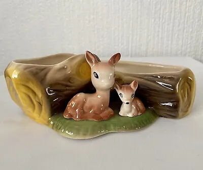 Buy Eastgate Pottery Withernsea Fauna Deer Tree Trunk Posy Vase Water Dish C.1967 • 12.50£