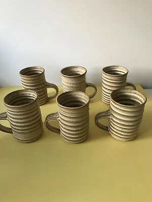 Buy Grayshott Pottery Studio Pottery Stoneware Mugs - Set Of 6 • 50£