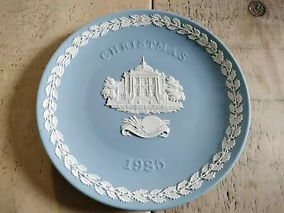 Buy Wedgwood Blue Jasperware Plate Christmas 1985 Tate Gallery • 5£