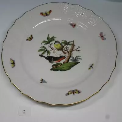 Buy Herend Hungary Porcelain Rothschild Bird - Dinner Plate #2 - 1524 - 10¼ Inches • 85.39£