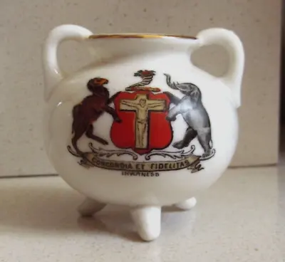 Buy Antique/Vintage W H Goss Crested China - Inverness - Model Of Ancient Pipkin • 3£