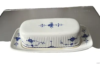 Buy Masons Denmark Blue Butter Dish And Lid 20cm X 9.50cm • 24.50£