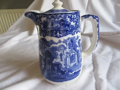 Buy George Jones And Sons Abbey 1790 Blue And White Coffee Pot • 10£