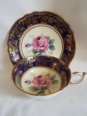 Buy Attractive Vintage Paragon Cup & Saucer With Rose Design. • 15£