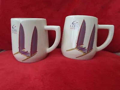 Buy Sailing, Babbacombe Pottery, A Pair Of Goss The Race Commemorative Mugs, 2000 • 7£
