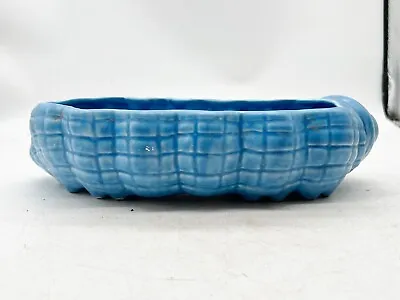 Buy Vintage Rare Flaxman Ware Blue Caterpillar Posy Vase Wadeheath • 29.99£