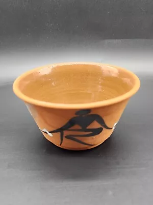 Buy Vintage Zimbabwe Pottery Bowl Hand Painted Small Terracotta Signed • 10.72£