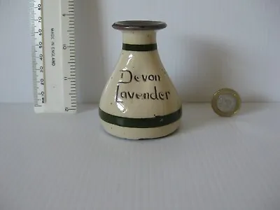 Buy Rare Vintage Devon Lavender Violets Ware Scent Perfume Bottle • 16.99£