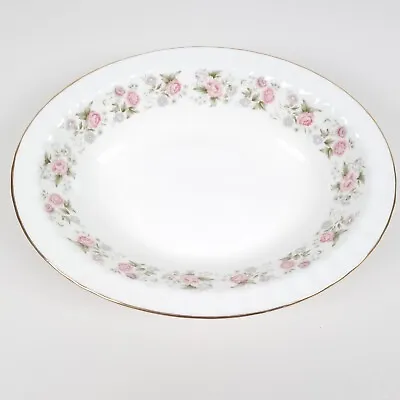 Buy Minton Spring Bouquet Oval Vegetable Bowl Floral Bone China Serving Dinnerware • 21.56£