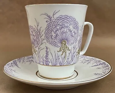 Buy Lomonosov Porcelain China Teacup & Saucer  May Dandelion  Made In USSR • 42.67£