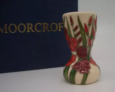 Buy Miniature Moorcroft Gladioli Vase By Vicky Lovatt • 125£