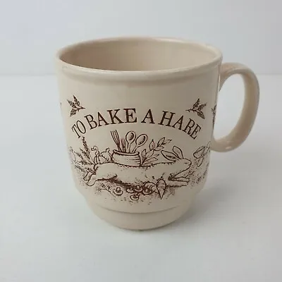Buy Vintage Kiln Craft Staffordshire England  Mug Cup  To Bake A Hare  With Recipe • 9.99£