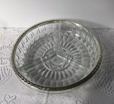 Buy Vintage Glass Nibbles Dish • 5.95£