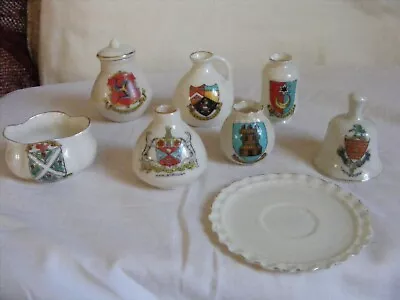 Buy Crested China - Job Lot Of 8 Pieces Of Arcadian China • 3.50£