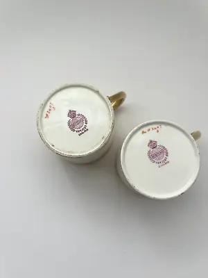 Buy 2 Minton China Teacups & Gold Gilt Marking H2407 • 11£