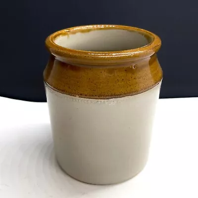 Buy Vintage Stoneware Storage Jar. Rustic Utensil Holder • 19.99£