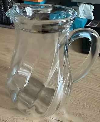 Buy Ravenhead Vintage Glass Milk Jug 6 Inches Tall With Lovely Swirl Pattern • 4£