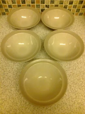 Buy Johnson Brothers Stoneware Hessian Design 5 X Cereal/dessert Bowls • 7.99£