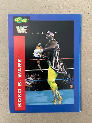 Buy Wwf Wwe Classic Games Wrestling Trading Blue Boarder 1991 Wrestling Cards • 1.50£