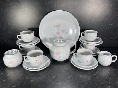 Buy Poole Pottery Dawn Ballet 22 Piece Tea Set Service • 39.99£