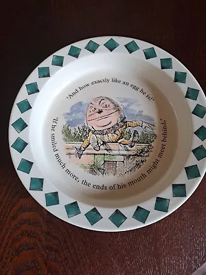 Buy Poole Pottery Mad Hatters Tea Party Dish With Humpty Dumpty From Alice In... • 12£
