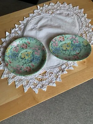 Buy Shelley Pottery 'melody' Chintz Saucers • 5£
