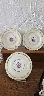 Buy Aynsley Vintage Floral Plates X 3. Essex Pattern • 7.99£