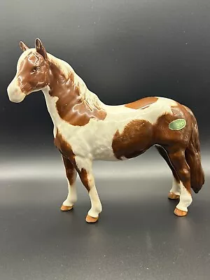 Buy BESWICK HORSE SKEWBALD PINTO PONY 1373 2nd VERSION PERFECT BEAUTIFUL • 45£