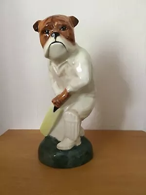 Buy KEVIN FRANCIS CERAMICS Bulldog Cricketer - Limited Edition 196/350 - Height 9 In • 45£