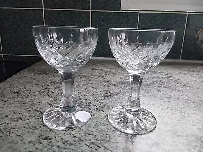 Buy Set Of 2 Vintage Royal Brierley Liquor Cocktail Glasses Gainsborough Pattern • 19.99£