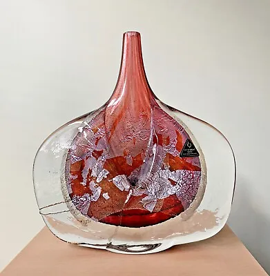 Buy SUPERB Isle Of Wight Studio Glass Azurene Fish Vase C1985 Signed Michael Harris • 525£