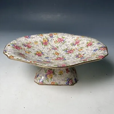 Buy Vintage Antique Royal Winton Chintz Eleanor Pattern Bon Bon Sweet Trinket Dish • 14.95£