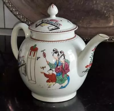 Buy Superb 18th C First Period Worcester Chinese Family Porcelain Teapot C 1770+ • 249.99£